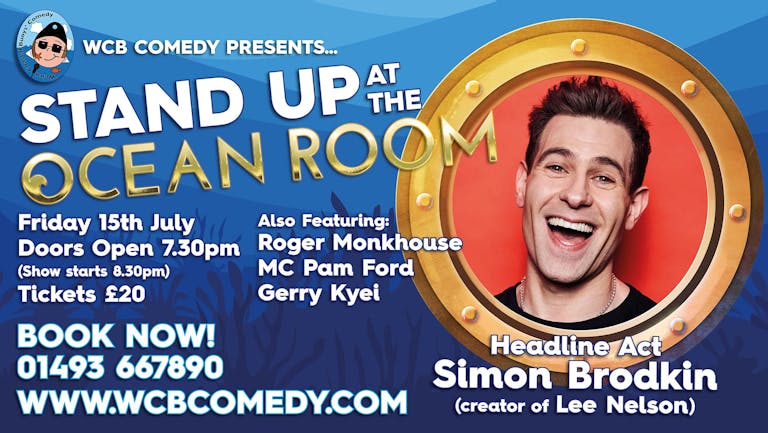 STAND UP AT THE OCEAN ROOM WITH HEADLINER SIMON BRODKIN