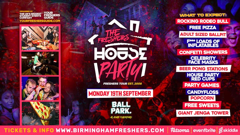 The Freshers House Party - Birmingham's Biggest Freshers Ballpit Rave | Birmingham Freshers 2022