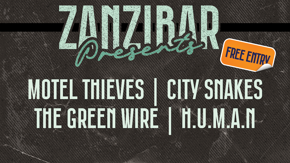 Zanzibar Presents – FREE Rock ‘n’ Roll