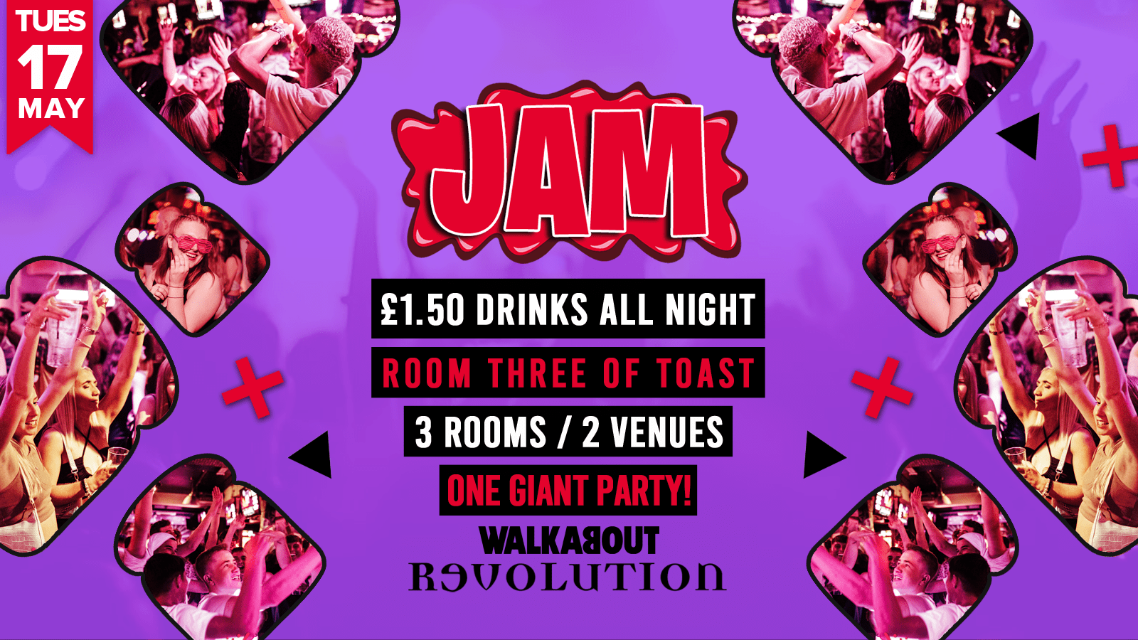 Jam • Room 3 Of Toast • Walkabout & Revolution