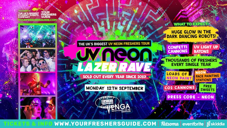 UV Neon Lazer Rave / Aberdeen Freshers 2022