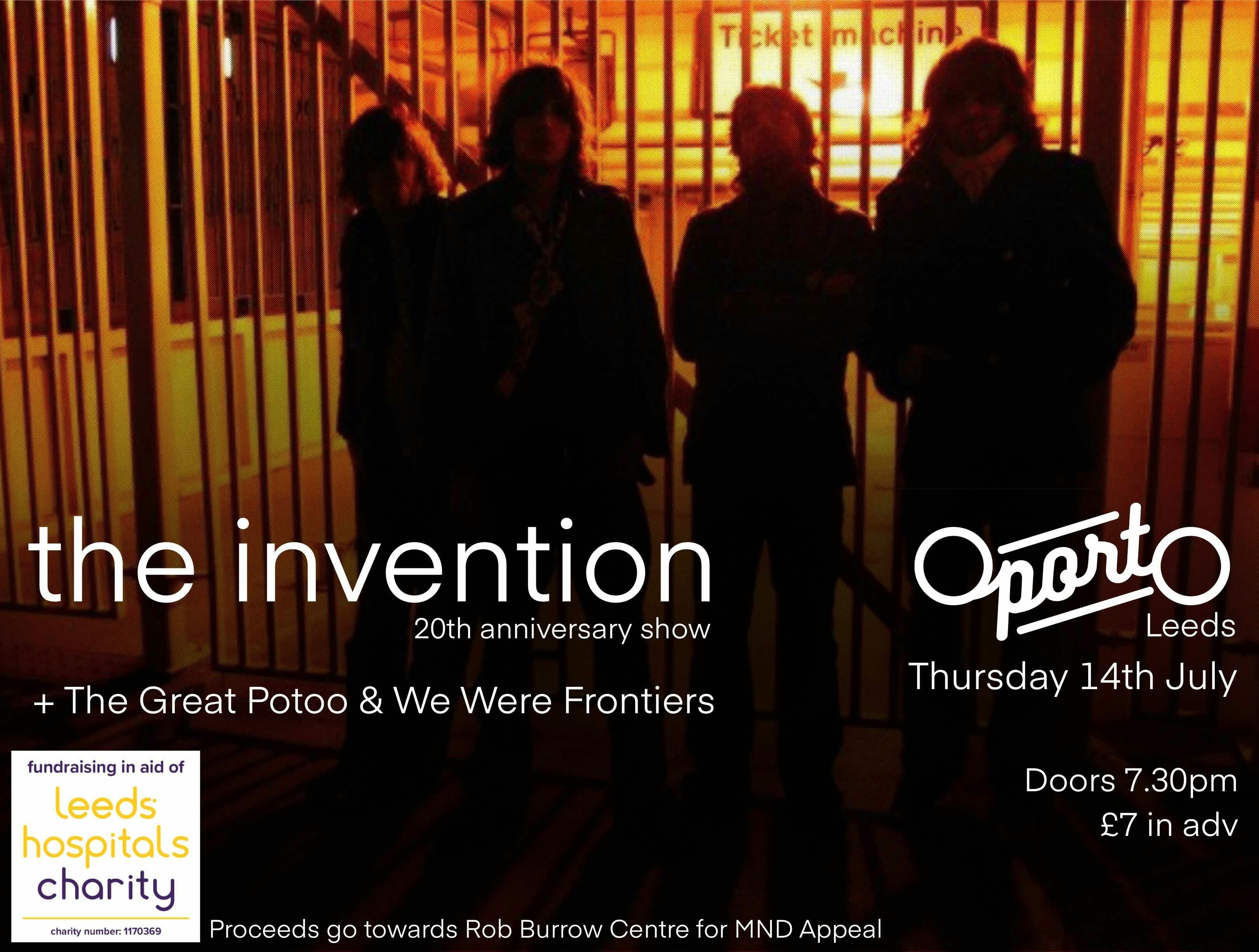 The Invention (20th Anniversary show) + The Great Potoo & We Were Frontiers