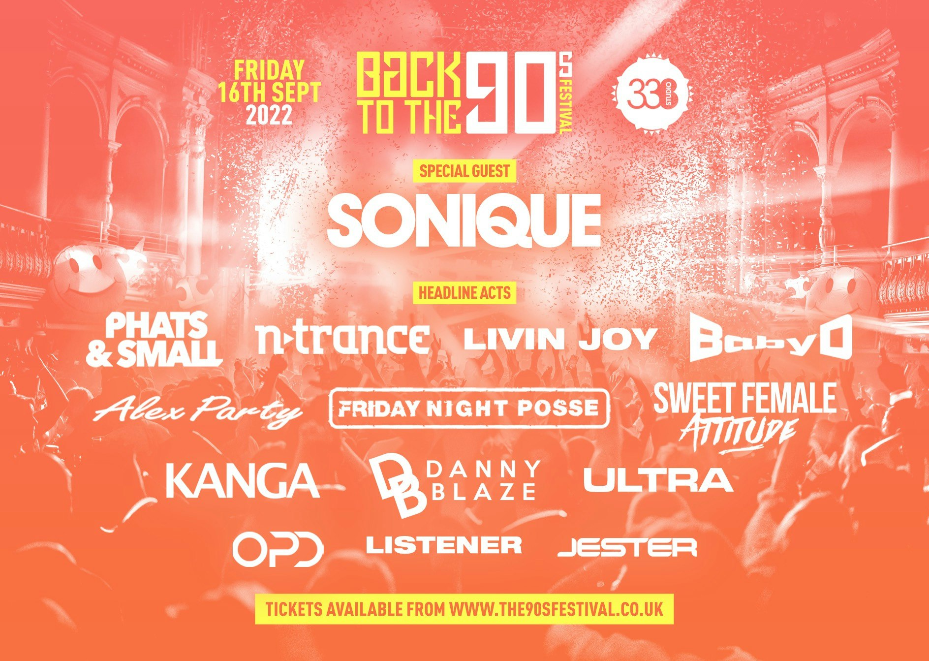 Back To The 90s Festival – Studio338 London