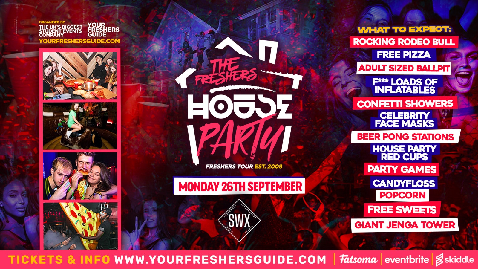 The Freshers House Party – £1 ENTRY TICKETS / Bristol Freshers 2022