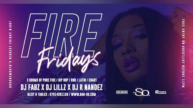 Fire Fridays @ Bar so 🔥 Bournemouth's biggest Friday night!🥂 // BANK HOLIDAY SPECIAL 