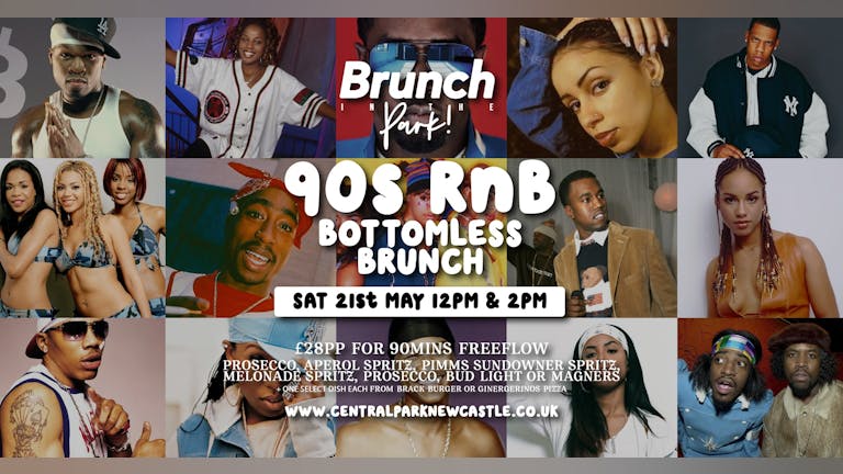 Brunch In The Park - 90's R'n'B - 12PM Sitting