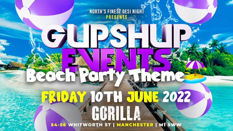 Gupshup Events Presents: Beach Party | Norths Finest Desi Night