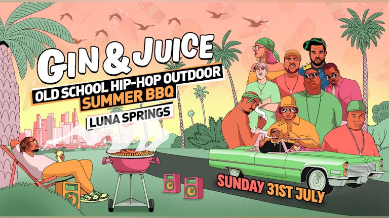 Old School Hip-Hop Outdoor Summer BBQ - Birmingham 2022 - 90% SOLD OUT ⚠️