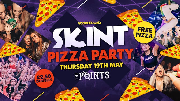 SKINT PIZZA PARTY!! 100 FREE SLICES 🍕