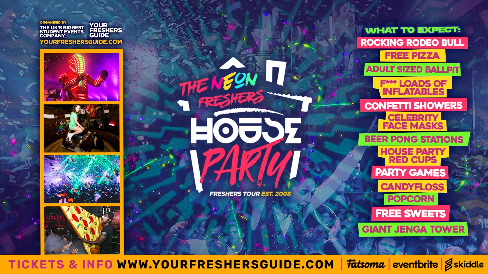 Neon Freshers House Party / Chester Freshers 2022 – Returners Tickets!