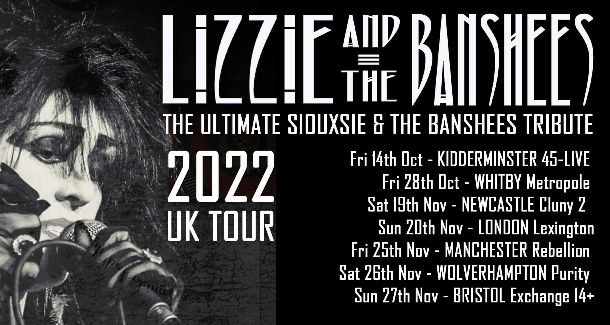 LIZZIE & THE BANSHEES – The Ultimate Siouxsie & The Banshee Tribute