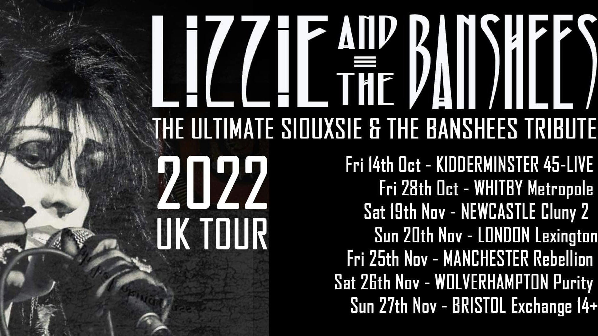 LIZZIE & THE BANSHEES – The Ultimate Siouxsie & The Banshee Tribute