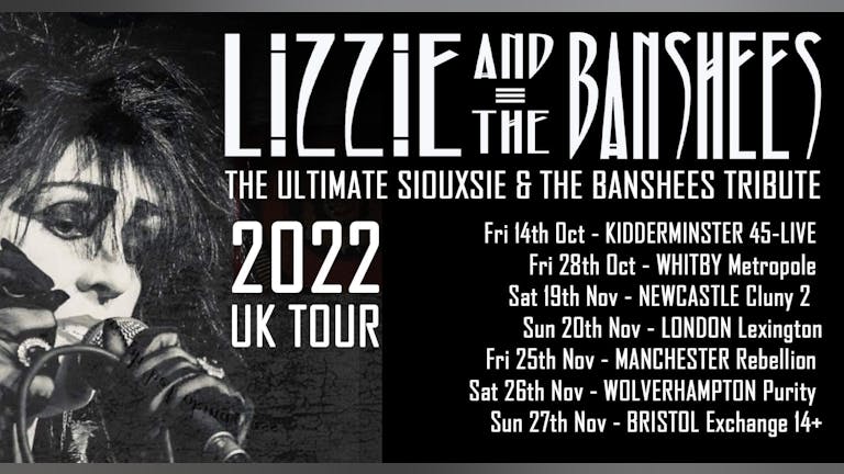 LIZZIE & THE BANSHEES - The Ultimate Siouxsie & The Banshee Tribute