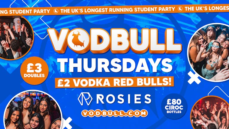 VODBULL at ROSIES!! The Freshers SNEAK PEEK!🎉 [🔥FINAL TICKETS ONLY!🔥] 15/09