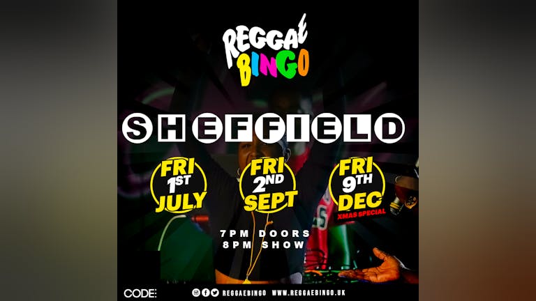 The Reggae Bingo - Sheffield Friday 1st July 2022
