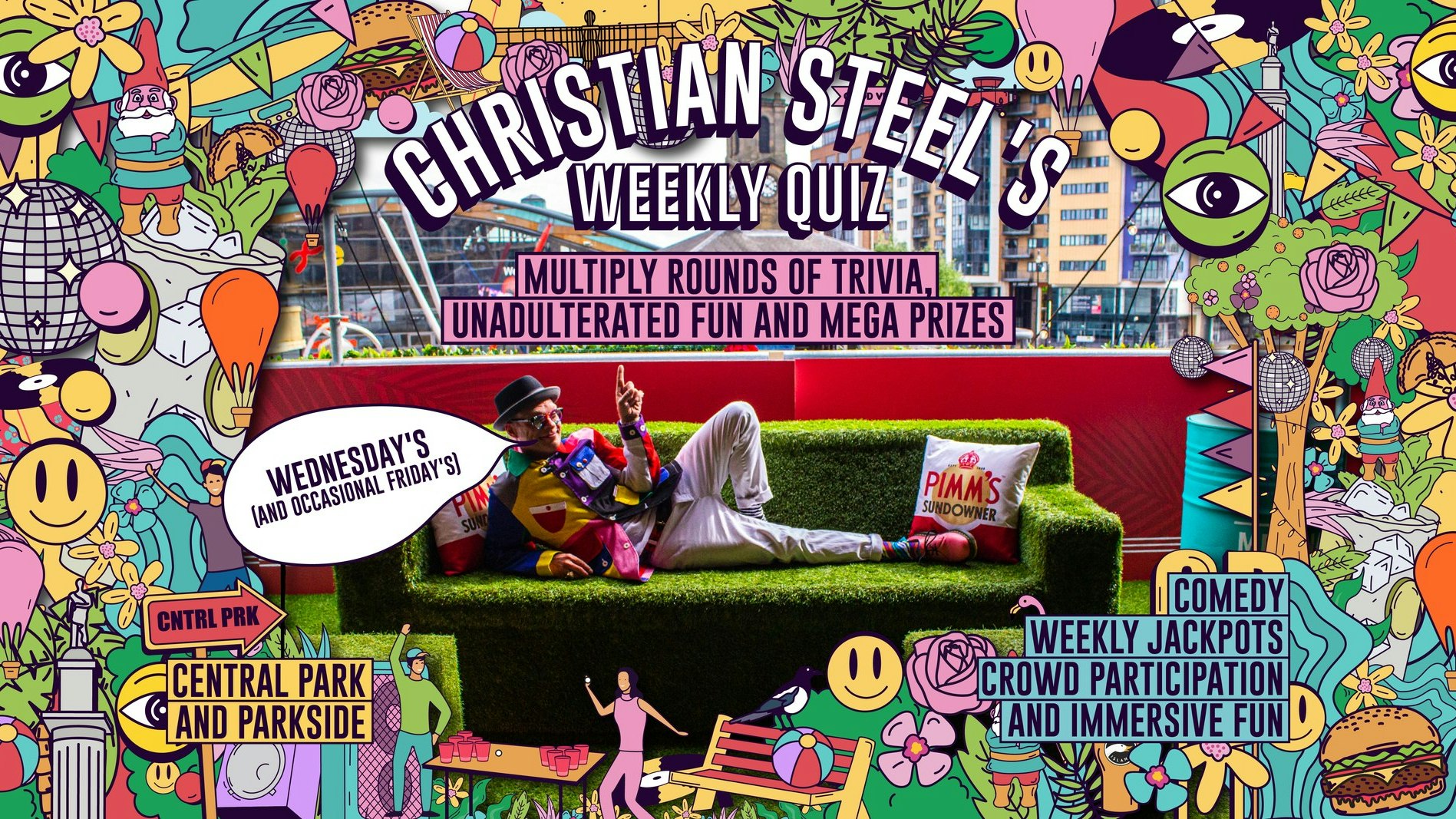 Christian Steel’s Weekly Quiz at Central Park!