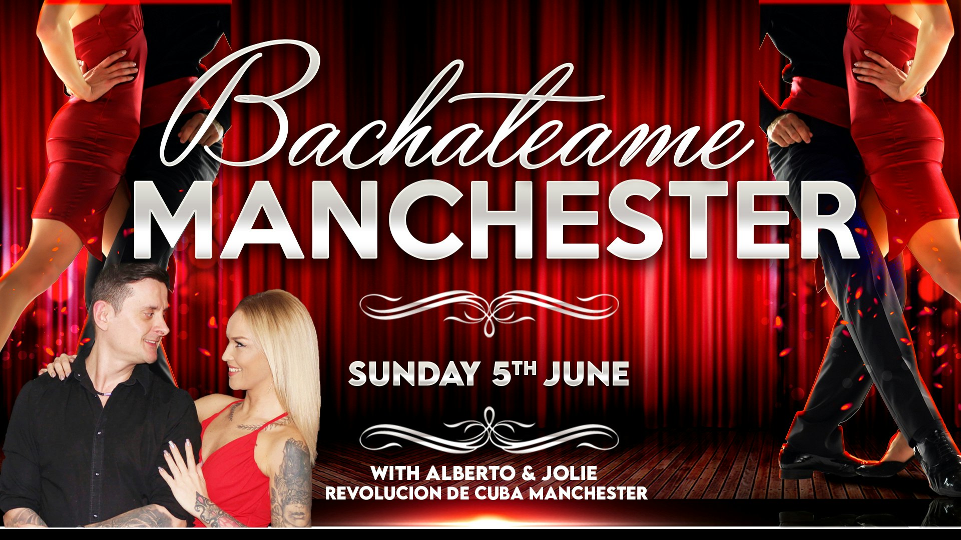 Bachateame Manchester – Sunday 5th June with Alberto & Jolie | Revolucion de Cuba