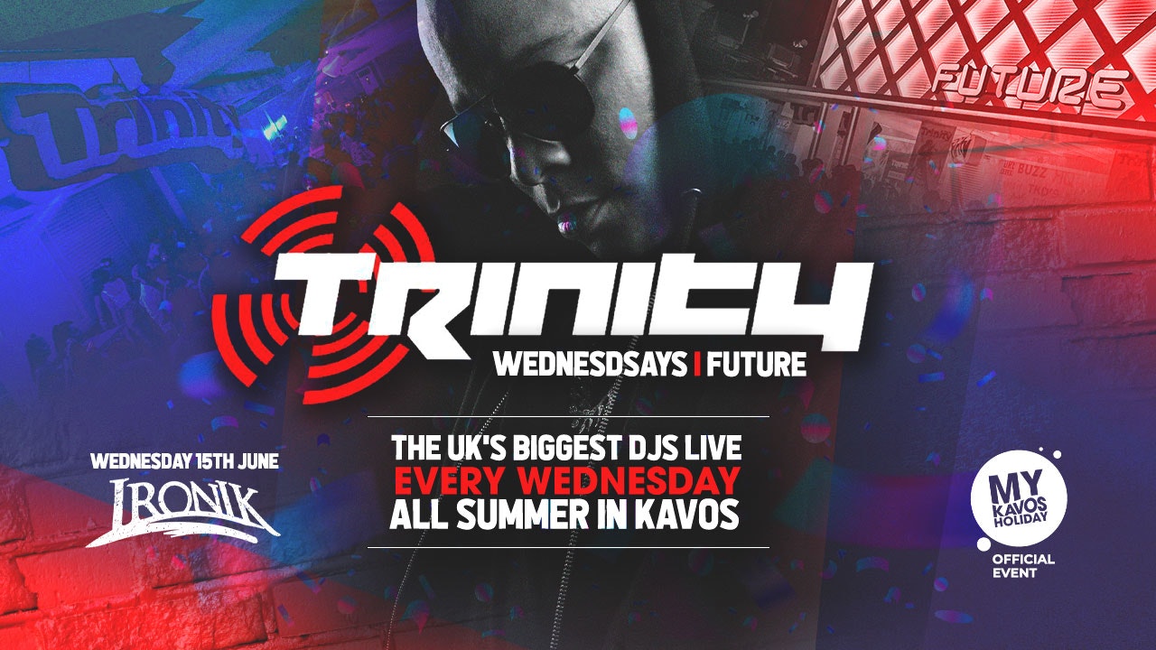 Trinity Wednesdays | Ironik LIVE DJ Set & PA