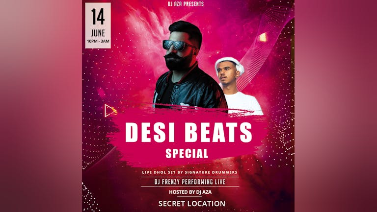 [SOLD OUT] Desi Beats End of Year Special - DJ Frenzy Live