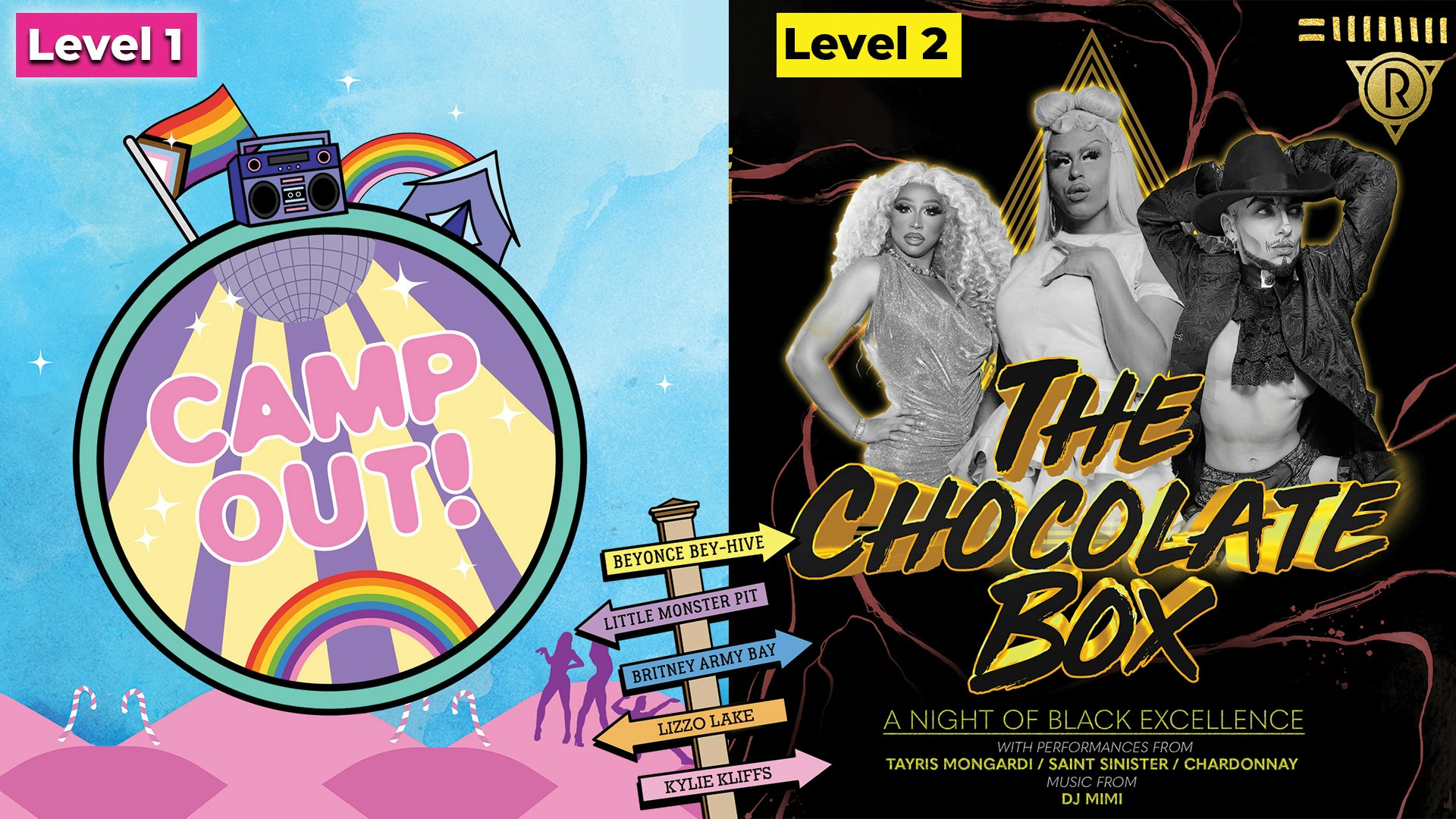 Camp Out! vs The Chocolate Box