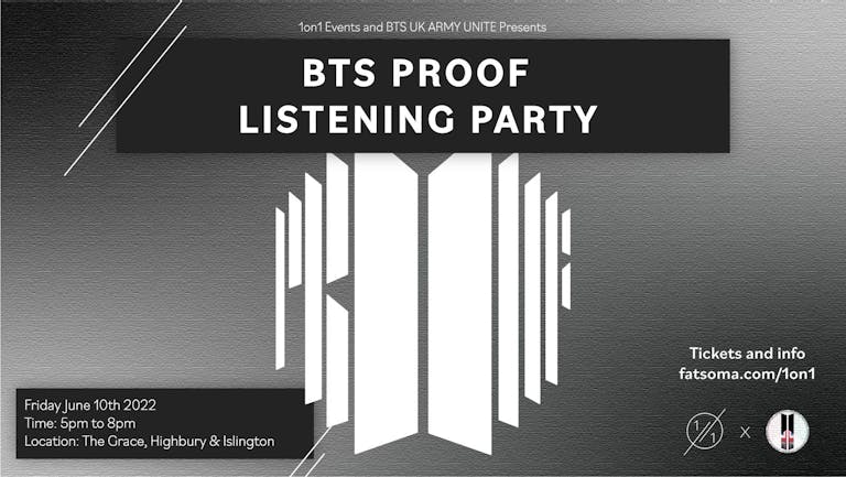 BTS PROOF - ALBUM LISTENING PARTY