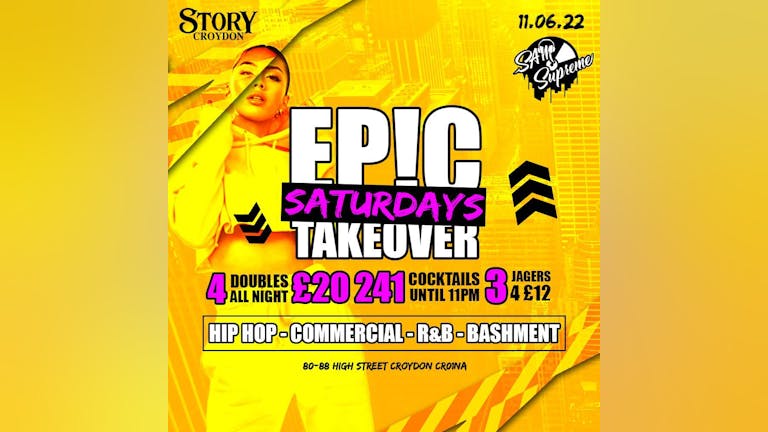 Epic Saturdays - Joined By DJ Sam Supreme📖
