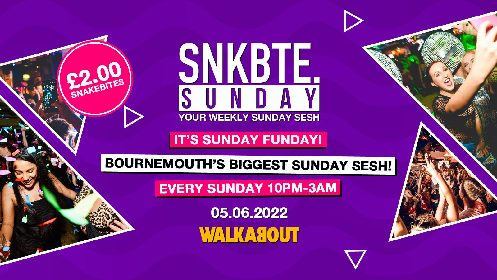 Snakebite Sundays @Walkabout // It’s Sunday Funday!