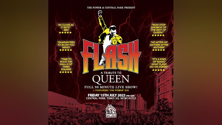 FLASH 'A Tribute To Queen' LIVE - NEWCASTLE (Times Sq)