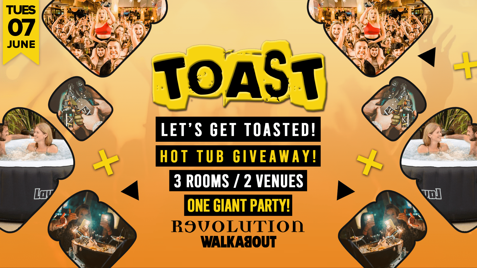 Toast • Hot Tub Giveaway • Revolution & Walkabout