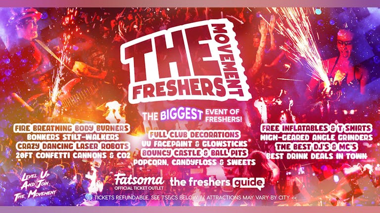The Freshers Movement Chester 2022 🎉 £1 Drinks - 90% SOLD OUT!