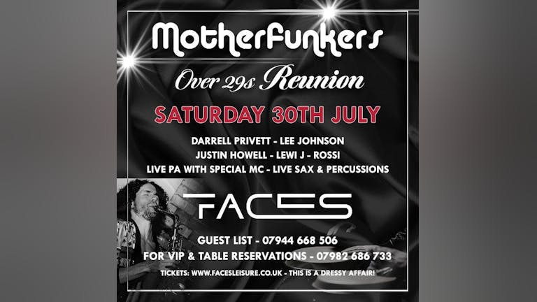 MOTHERFUNKERS AT FACES PLEASE PAY ON DOOR NOW!