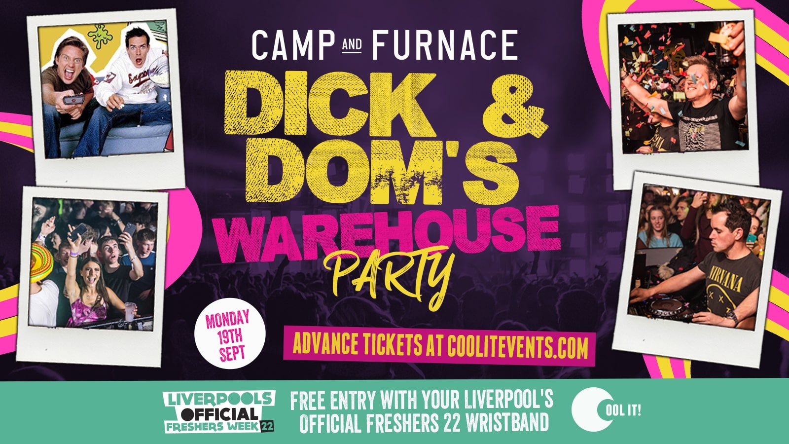 Dick & Dom’s Freshers Warehouse Party!