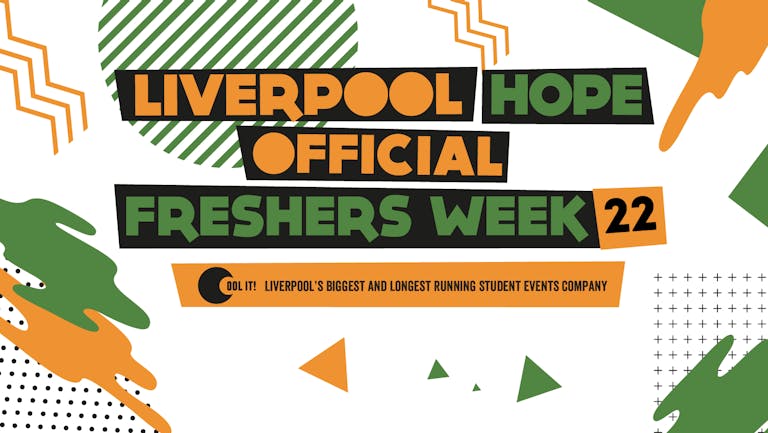 Liverpool Hope University Official Freshers Week 2022