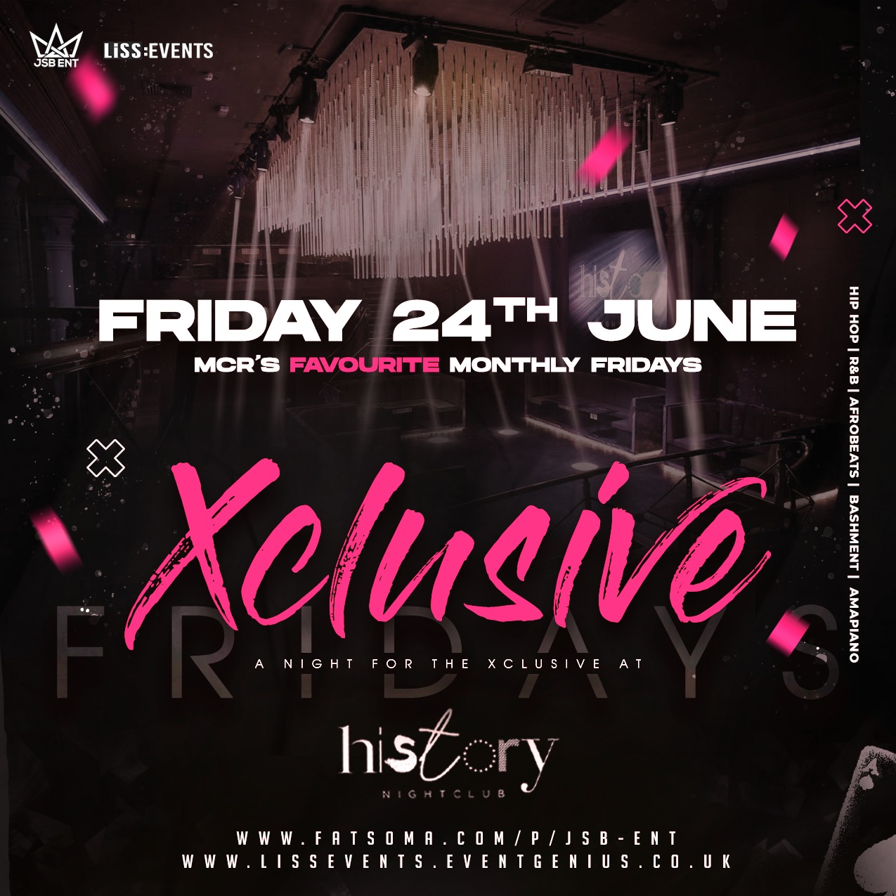 Xclusive Fridays -Afrobeats/ Dancehall/ Hip Hop/ R&B/ Amapiano - Final ...