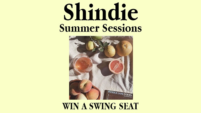 Shit Indie Disco – Shindie ‘Summer Sessions’ Launch Party – WIN A GARDEN SWING  SEAT