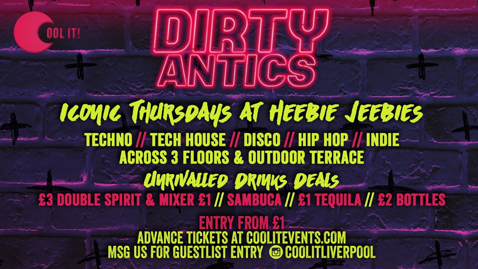 Dirty Antics Thursdays