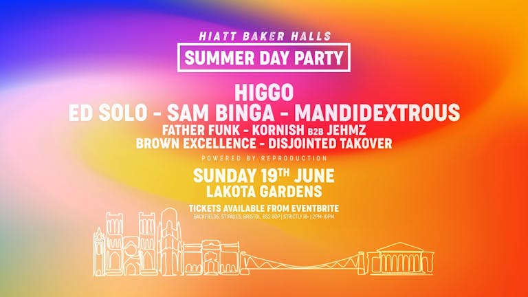 Hiatt Baker Summer Day Party: Ed Solo, Higgo. ONLY £5