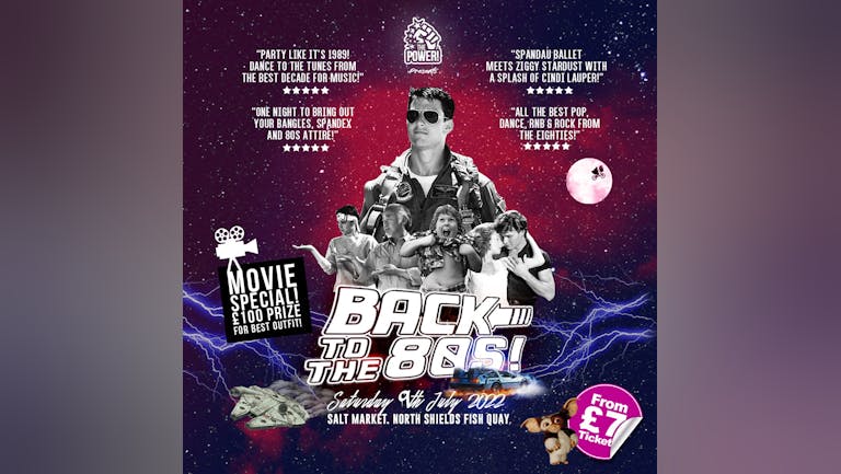 BACK TO THE 80S 'Movie Edition' - RESCHEDULED TBC