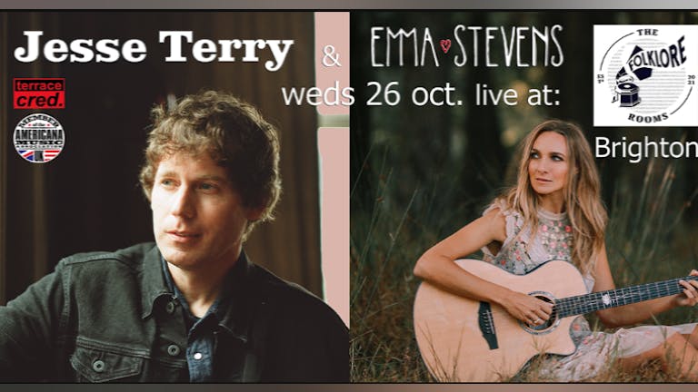 JESSE TERRY & EMMA STEVENS: LIVE AT THE FOLKLORE ROOMS