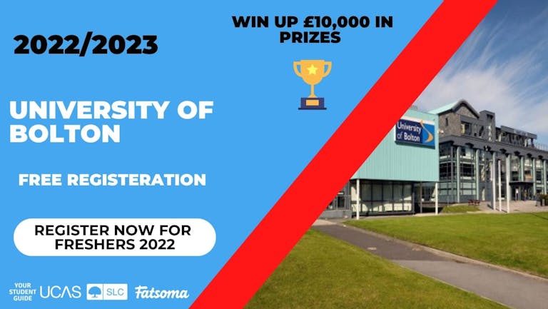 Bolton Freshers 2022 - Register Now For Free