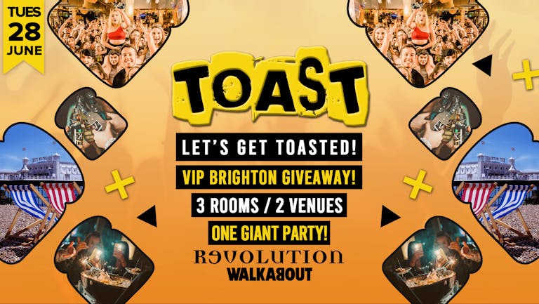 Toast • VIP Brighton Giveaway • Revolution & Walkabout