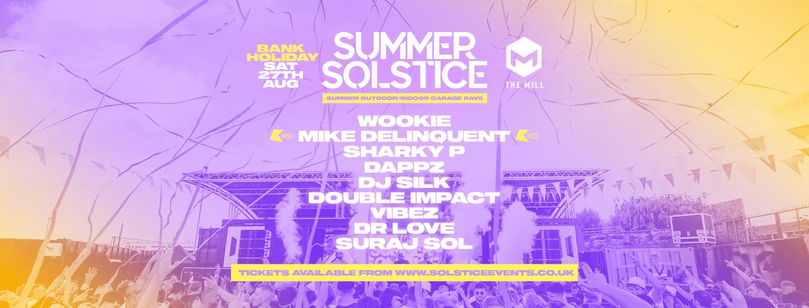 Summer Solstice – Sat 27th Aug – Birmingham [TICKETS SELLING FAST!]