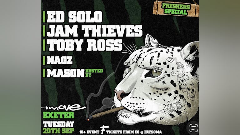 Long dark tunnel presents Jungle cakes - Ed Solo-Jam Thieves - Toby Ross