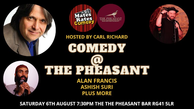 Comedy at The Pheasant with Headliner Alan Francis