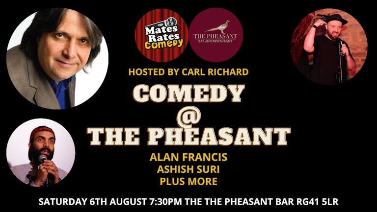 Comedy at The Pheasant with Headliner Alan Francis