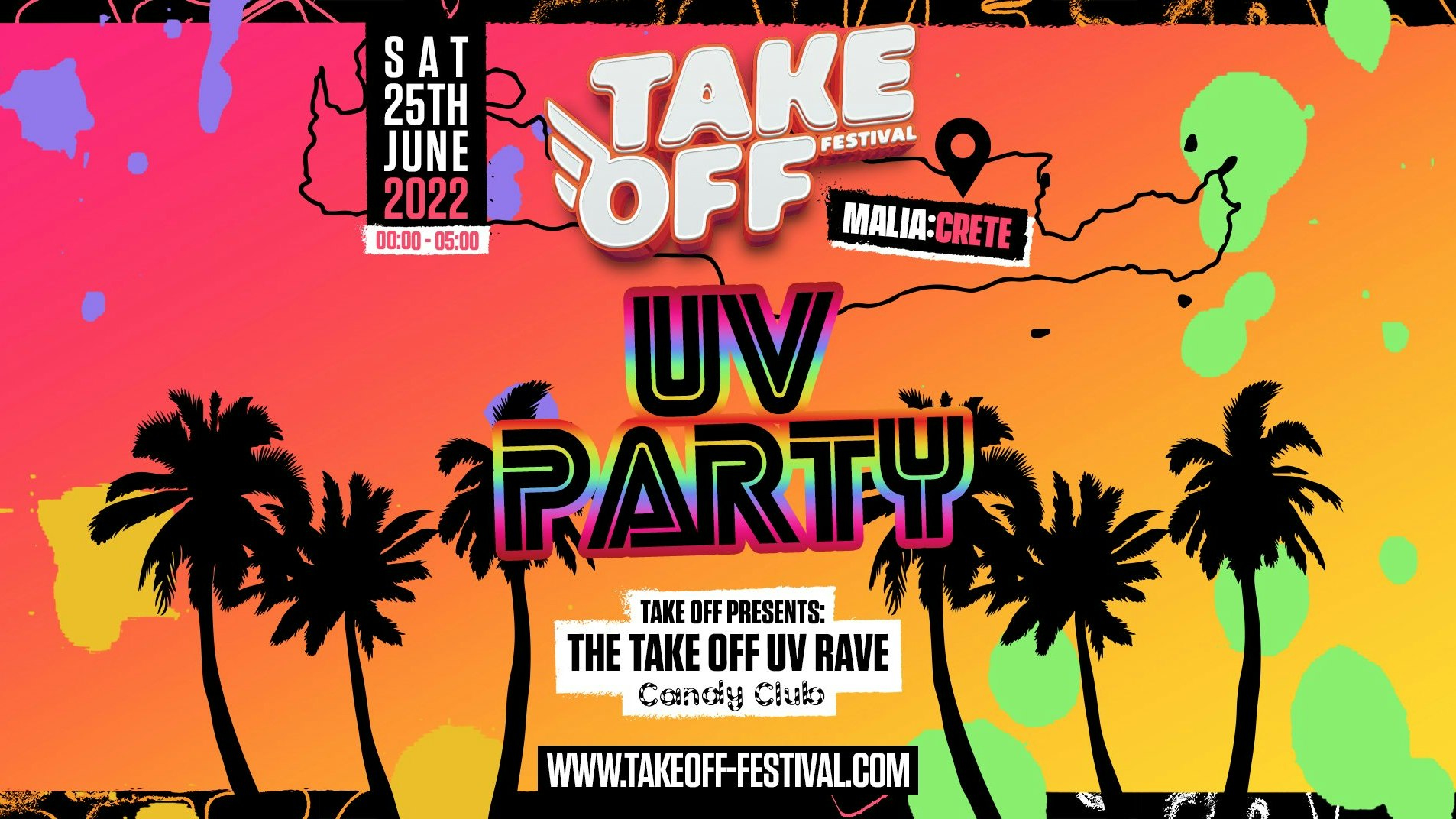 Take Off Presents: UV Paint Party at Candy Club €5! (TONIGHT!)