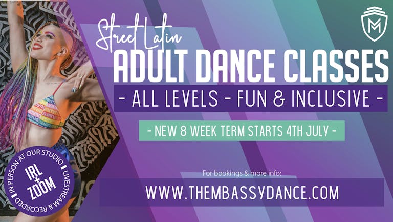 Latin Dance Classes for Adults - Salsa, Reggaeton, Twerk & more!