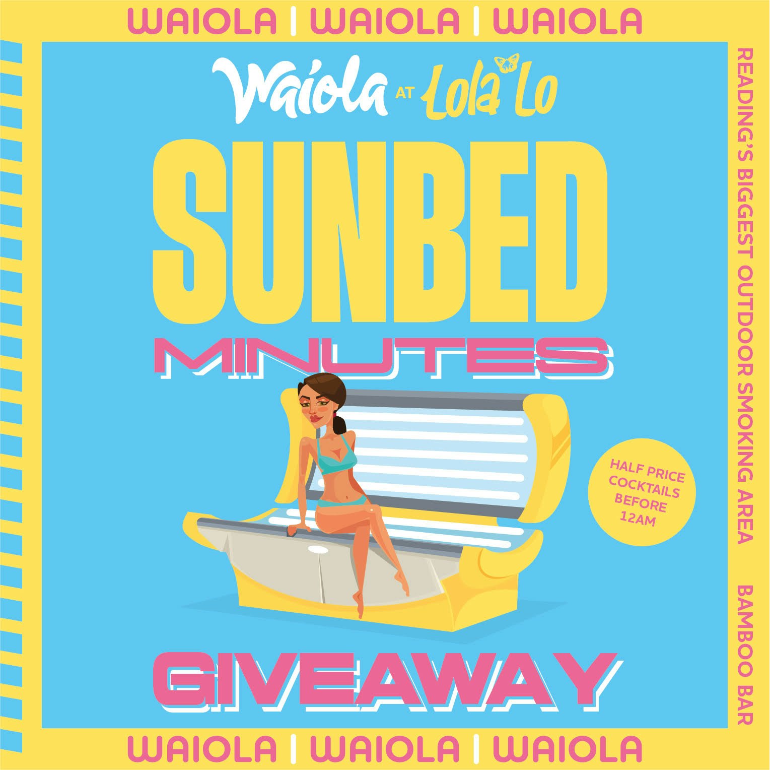 Waiola: Sun bed Minutes Giveaway