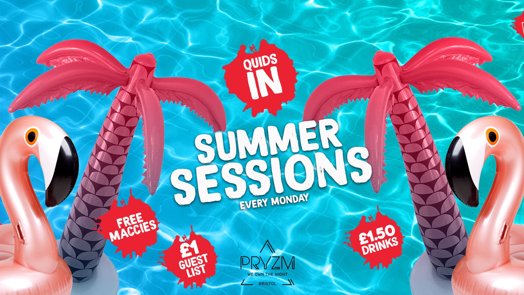 QUIDS IN / Summer Sessions –  £1 Tickets