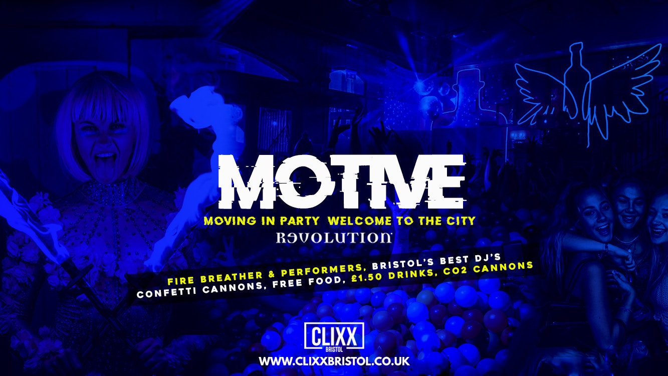 MOTIVE Moving In Party || Welcome to the city! – FREE Shot with every ticket